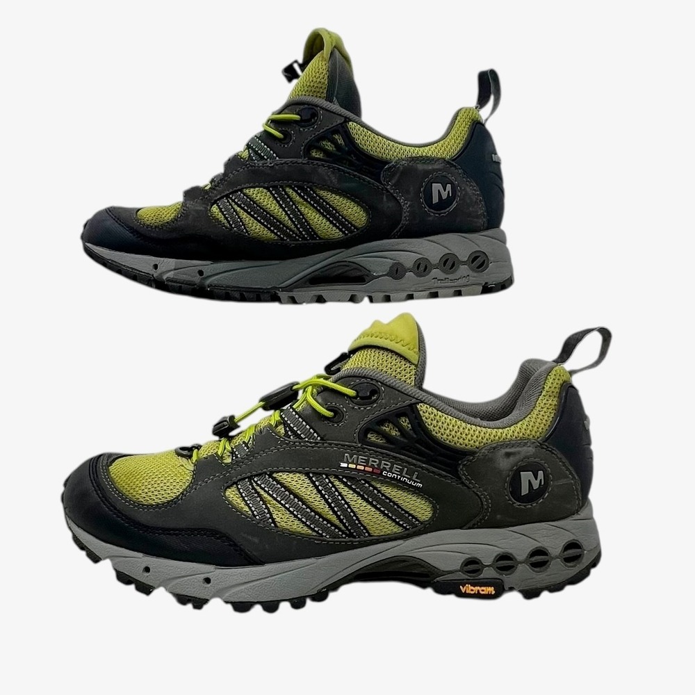 Merrell Hiking Shoes Women‎ Size 10.5 Green Continuum QForm Vibram Trail Running